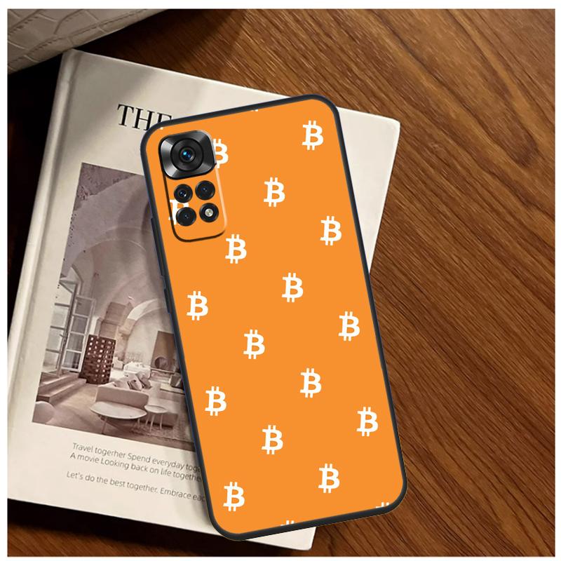 Bitcoin Case For Xiaomi Redmi Note 14 9 10 11 12 13 15 Pro Plus Cover For Redmi 15 C 14C 12C 10C 13C
