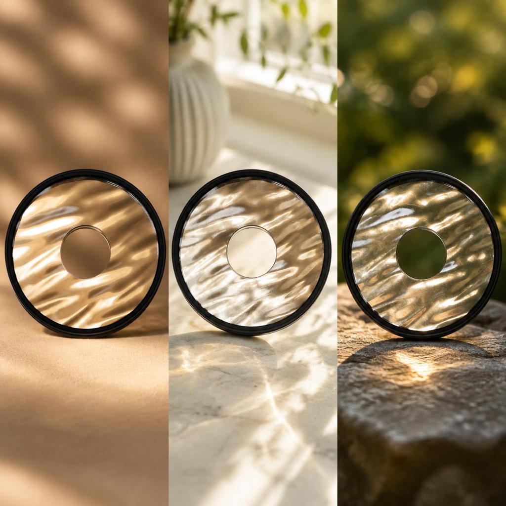 Center-Clear Wave Effects Filter High-Clarity Photography Accessory Portable
