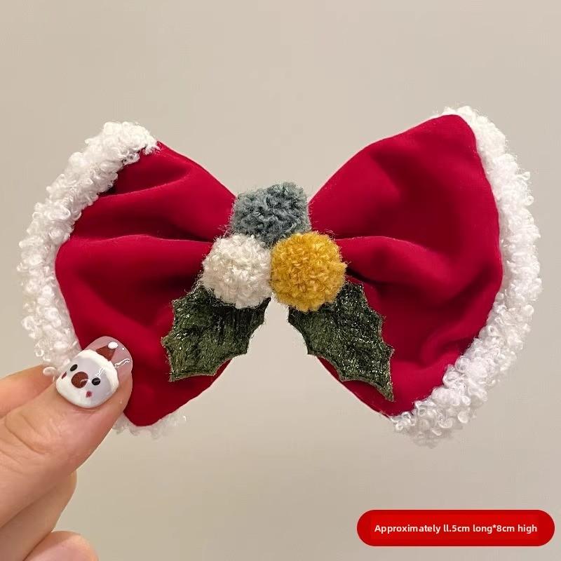 Christmas Antler Hair Clips New Year Hair Clips Elk Antler Duckmouth Hair Clips Cute and Sweet Headwear