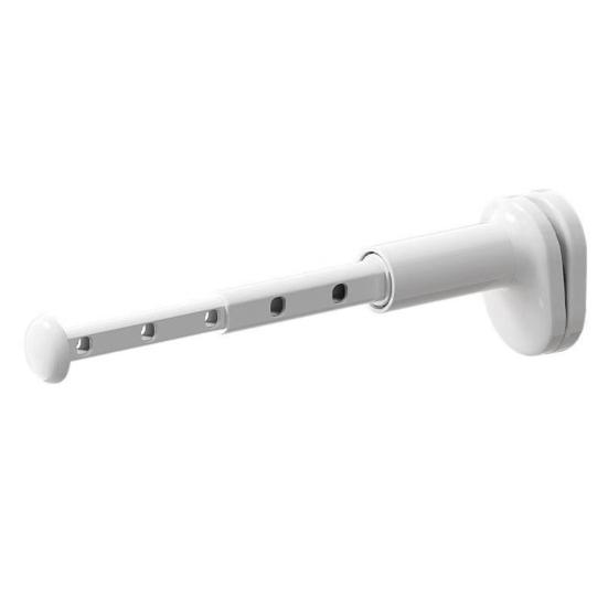 1/2Pcs Retractable Clothes Drying Rack Strong Load-bearing Simple Installation Foldable Hanger Pull-Out
