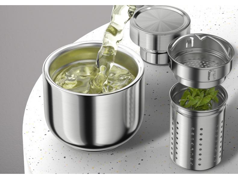 316 Stainless Steel Antibacterial Insulated Kettle: Men's Large Capacity Tea Cup