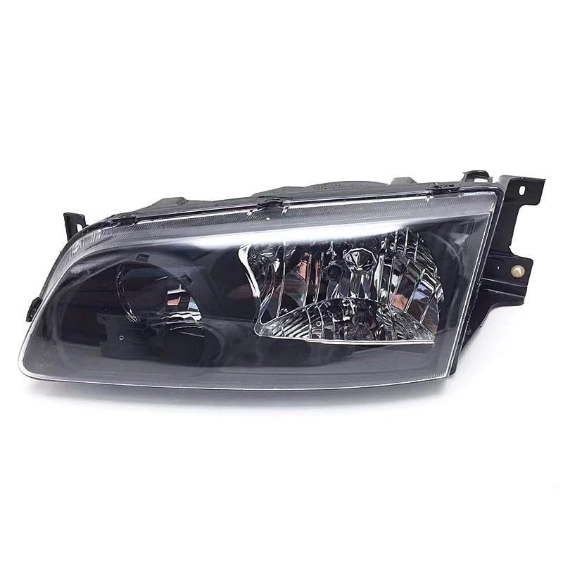 Compatible Headlight Assembly for JAC Refine Business Car - Black/White Base with Corner Light