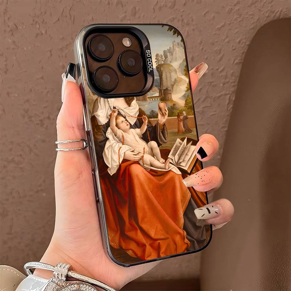Sandro Botticelli Art Phone Case For iPhone 16 15 14 13 12 11 Pro Max Matte Shockproof Back Anti Fall Matte Cover