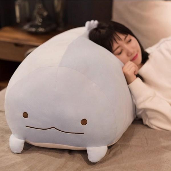 Same-day Shipping, Large 90cm Blue Bunny Mochi Large Doll, Hugging and Sleeping Doll Body Pillow, 60cm, Popular Toys for Korean Children