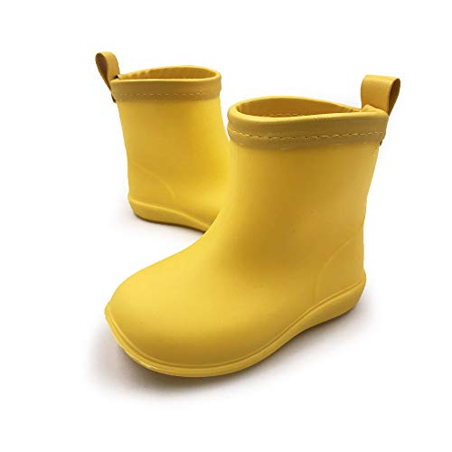 Amozi Kids' Rain Boots, Rain Shoes, Boys' and Girls' Rain Boots, Children's, Baby, Girls, Boys, Toddlers, Short, Junior, Waterproof, Rain Boots, Perfe