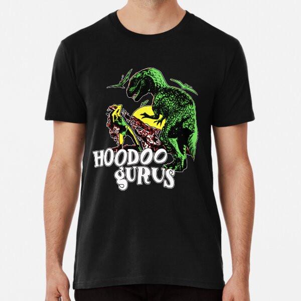 Dinosaur green animal Hoodoo Gurus graphic TShirt Made in Australia Unisex T-Shirt XL