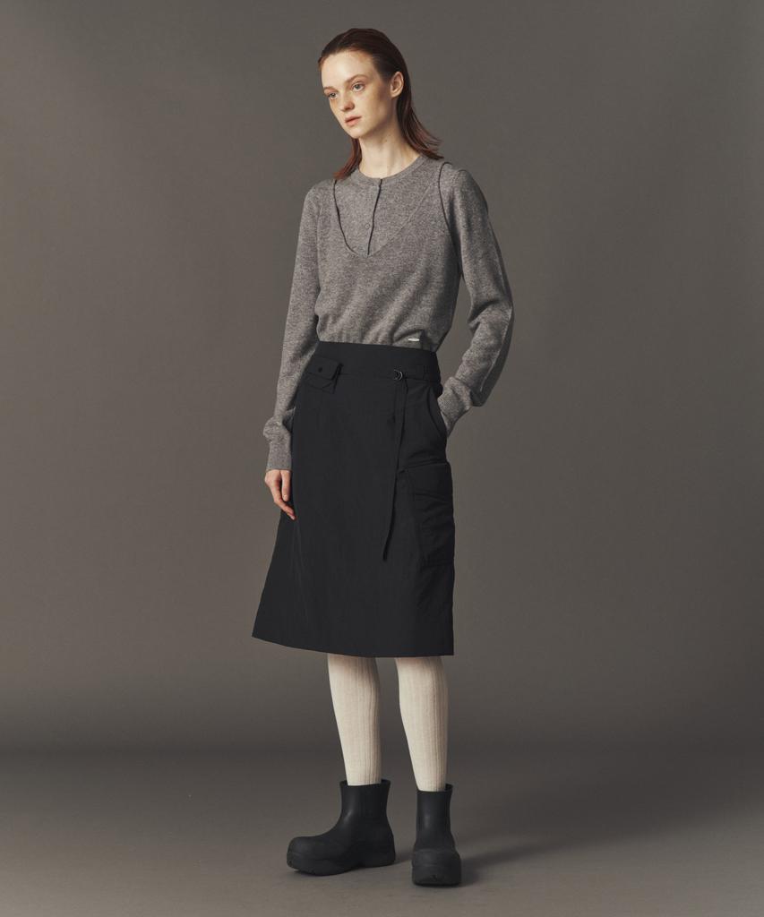 Awi Soft Puffer Skirt_Black
