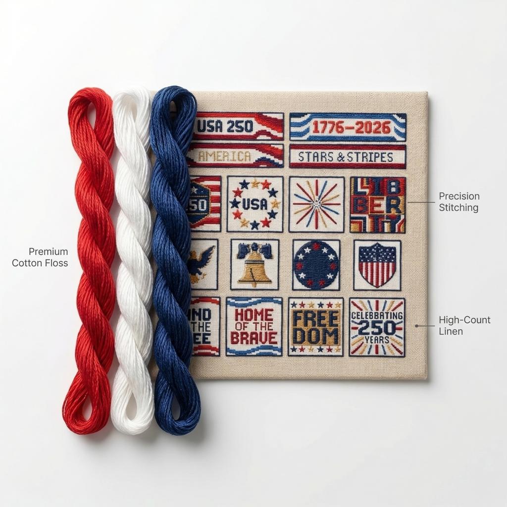 Creative And Personalized Best-Selling Practical 250 DIY Kit Anniversary Embroidery