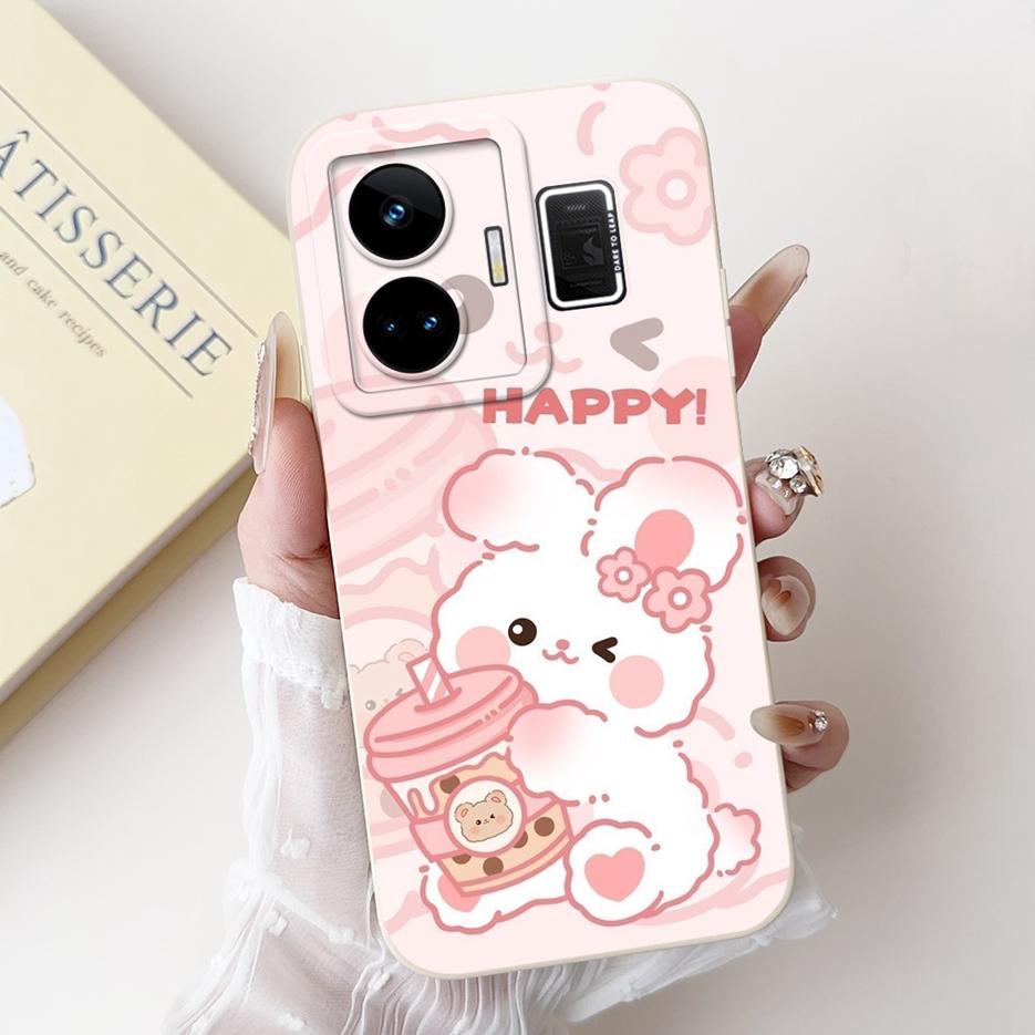 For Realme GT3 Case RMX3709 Cute Funny Cartoon Cover Soft Silicone Case For Realme GT Neo 5 Neo5 240W RealmeGT3 Back Cover Coque