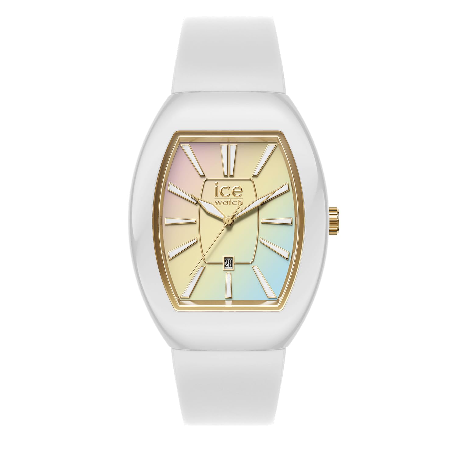 

Авторизованный дистрибьютор [Ice-watch] Женские часы Ice-Watch 024035 [ICE boliday] Купольный белый закат радуги Малая секундная стрелка Дата