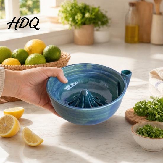 Cuenco de Fruta Cerámico Autolimpiante con Agujeros de Drenaje Huecos Flujo en Espiral Lavado de Bayas Enjuague para Encimera de Cocina Drenaje