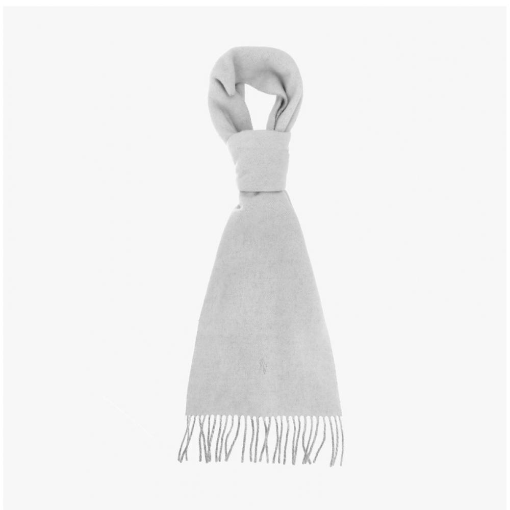 Polo Ralph Lauren Wc0601 107 Pony Dwustronny Szalik z Frędzlami