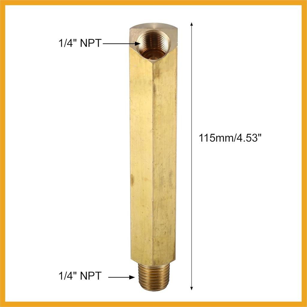 Öldruckanzeigen-Verlängerung 1/4" NPT für Ford 260 289 302 V8 Motor Ersatz