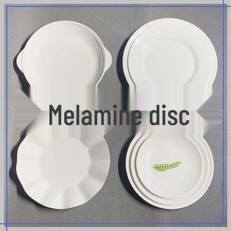 Commercial Grade Melamine Round Restaurant Dinner Plate