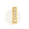 New Gold Letter Alphabet Shoes Charms Metal Button Rhinestone Crown Shoe Decorations Garden Shoes Accessories for Women Man 1PCS