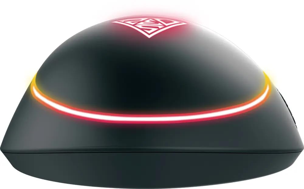 GAMDIAS Optical Gaming Mouse with Mouse Mat, Multi-Color Lighting, 4-Level Adjustable 1200-3200 DPI, and 6 Buttons (ZEUS E2)