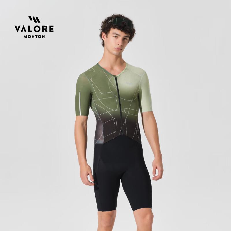 VALORE AOE Men's Short Sleeve Integrated Cycling Skinsuit