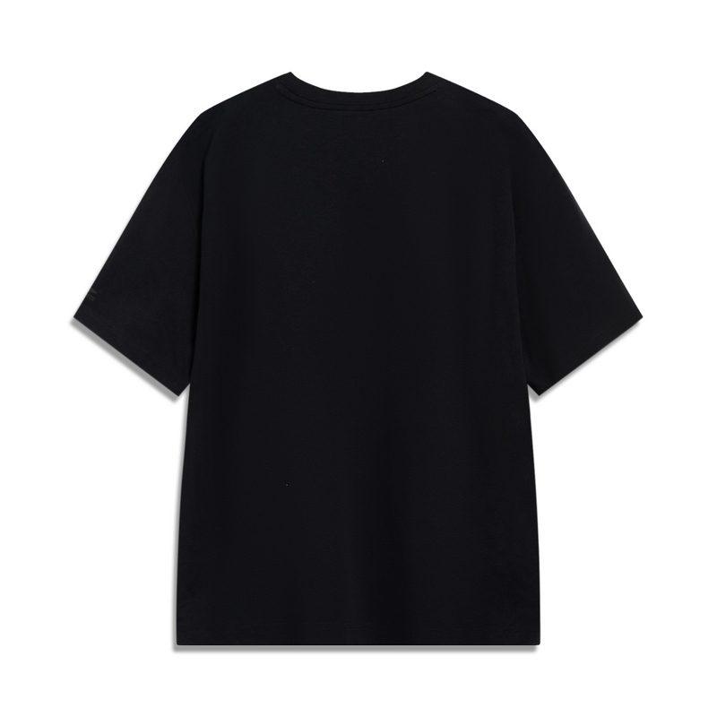 Li Ning T Shirts Men's Crew Neck Moderate Straight Fit AHSU805-1