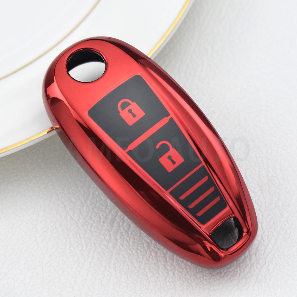 For Suzuki Vitara Swift Ignis Kizashi Sx4 Baleno Ertiga Samurai S-Cross Shell Fob Tpu Car Key Case Cover Accessories