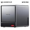 AOOSTAR WTR Pro NAS Mini PC - 4 Bays, Intel N150, DDR4 3200MHz, Supports 4 X 2.5/3.5-Inch HDDs & 1 X M.2 2280 NVMe, DIY NAS Desktop