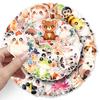 55 Cute Large-Eye Animal Stickers for Journals, Thermos Cups, Refrigerators, and More