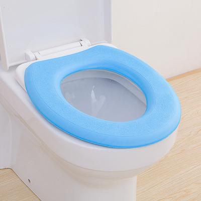 Su Geçirmez Yumuşak Klozet Oturağı Kılıfı Banyo Yıkanabilir Klozet Paspası O-şekilli