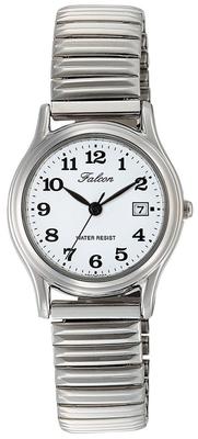 [Citizen Q&Q] Watch Analog Waterproof Date Metal Band D015-204 Women's White