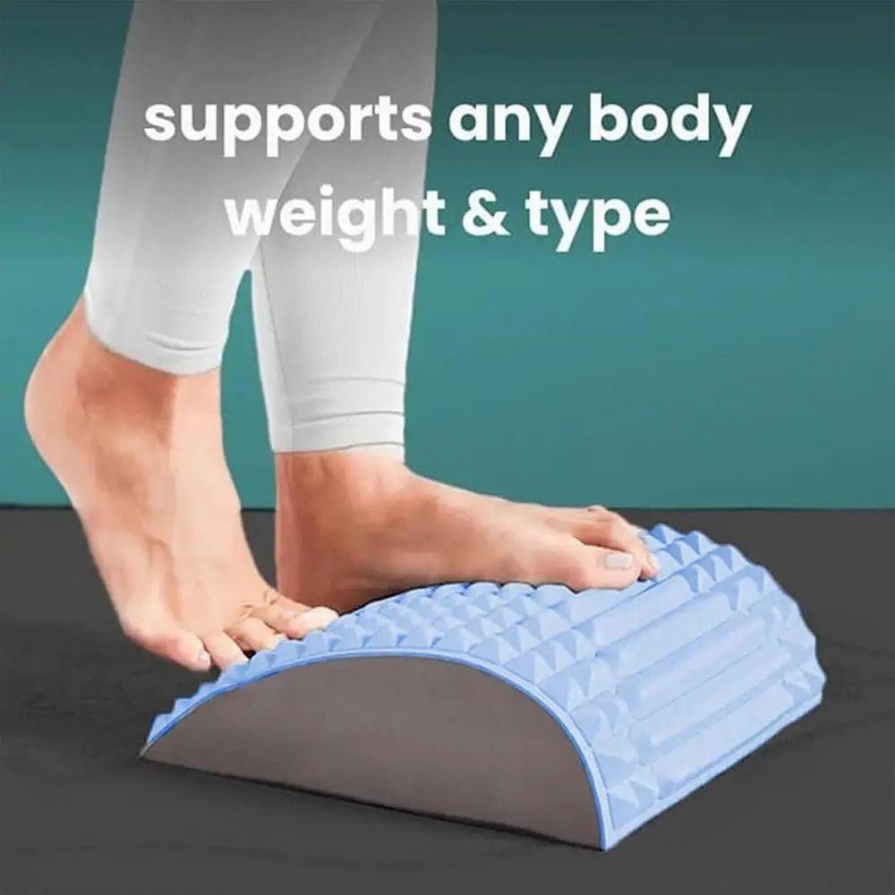 EVA Lumbar Back Massager Neck Stretch Lumbar Support Spine Board New Back Stretcher  Unisex