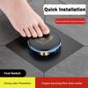 Useful Stainless Steel Press-Type Floor Drain Pop Up Bounce Square Shower Foot Floor Drain Removable Pedal Type Drain Filter
