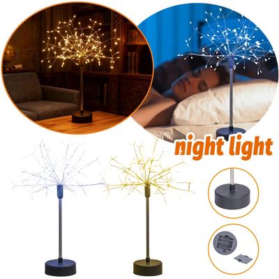 -shaped Table Lamp, Decorative Night Light, Indoor Bedside Firework Lamp