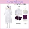 Traje Cosplay Nicorobin Roupa Branca Com Gola Grande De One Piece