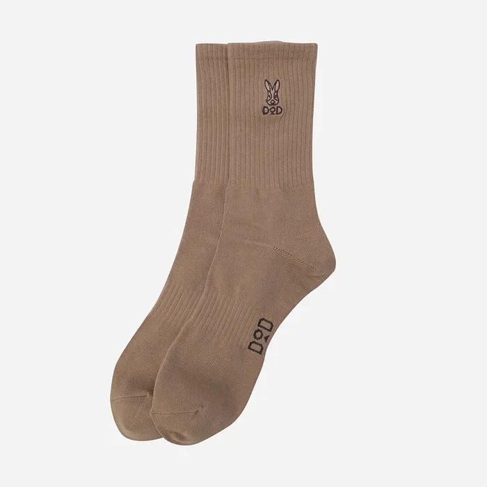 Essential Logo Crew Socks (TAN)