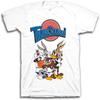 Space Jam Mens Classic Shirt - Tune Squad Marvin & Bugs Bunny Tee 90’s Classic T-Shirt