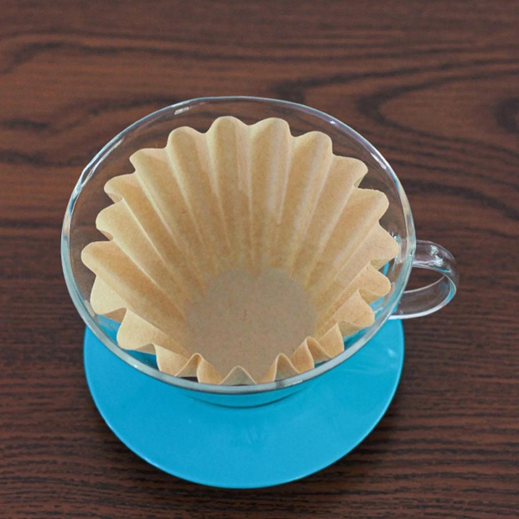 50 tk Kohvifiltripaberit, Sobib kohvimasina asendamiseks Ümmargune kohvifiltripaber, Ühekordselt kasutatav paberist filtripaber