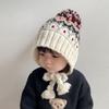 Windproof Children Knitted Hat Autumn Winter Ear Protection Hats Cute Boys Girls Beanie Cap  Kids