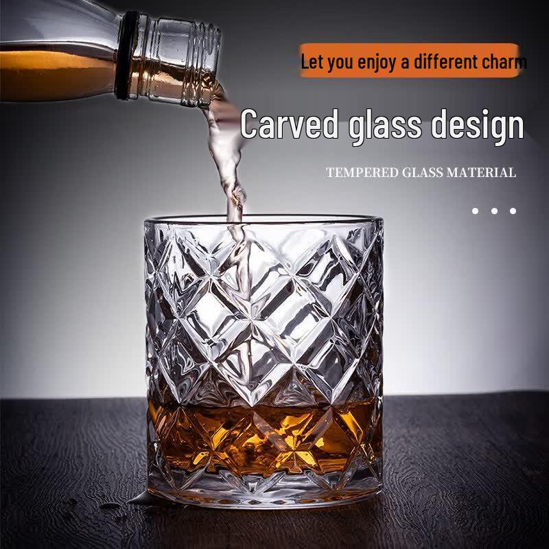 UOSO Thickened Whiskey & Spirits Glasses - Set of 6