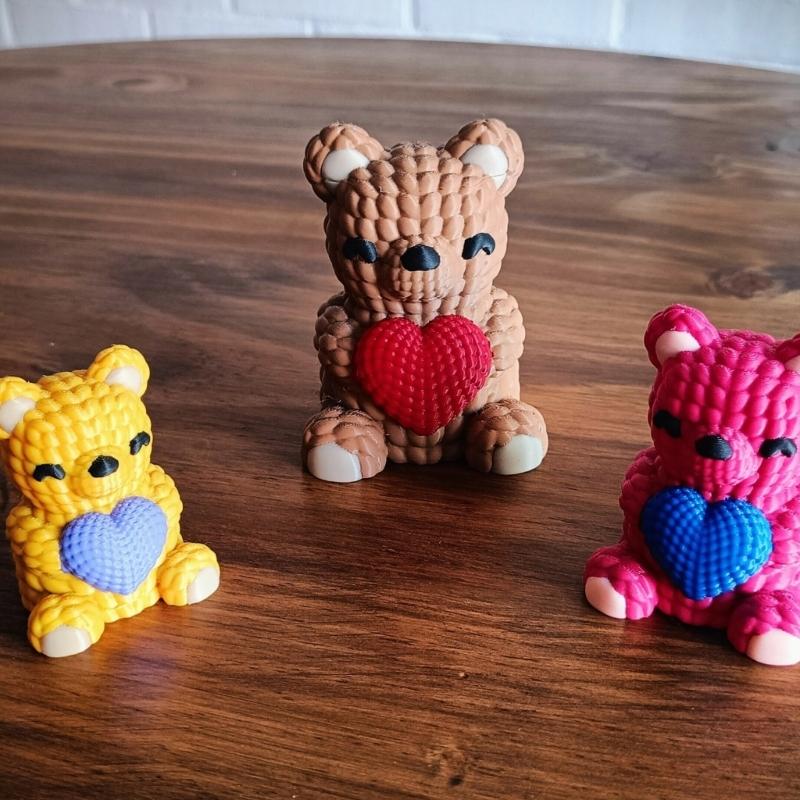 Bear Designs Candle and Home Decors Artistic Bear Shaped Silicone Mould for Crafters in Home Decoration Crafts