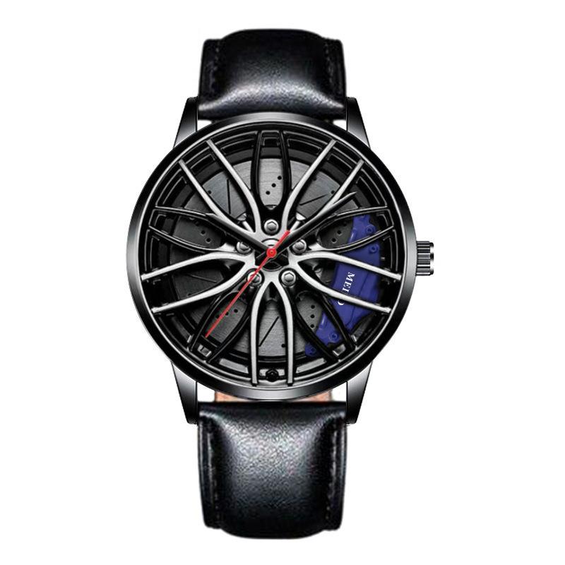 Official automatic movement watch men's vacuum plating wheel style non-mechanical watch new one