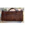 Travel Duffel Gym Men Weekend Vintage Genuine Luggage Leather Cowhide Overnight