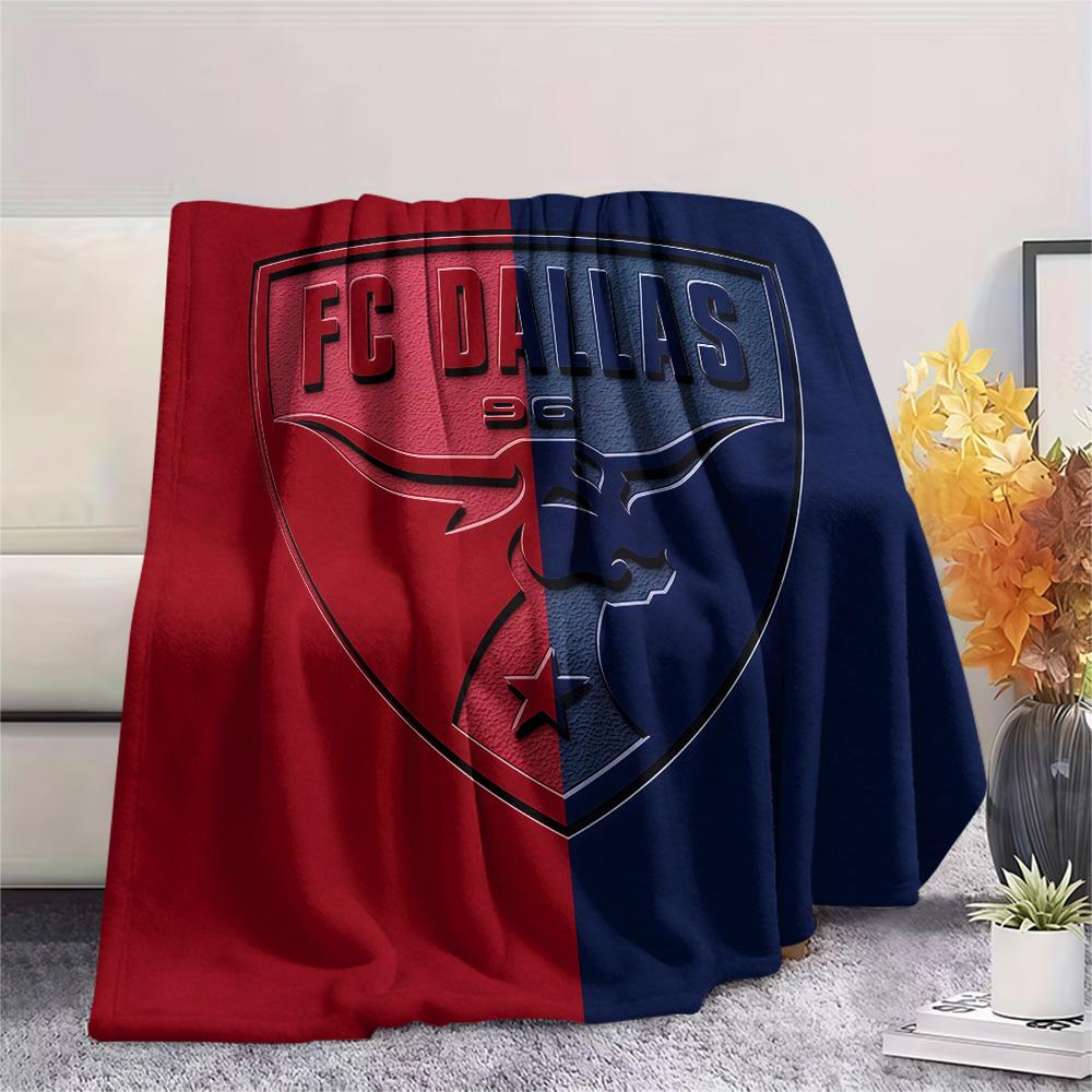FC Dallas Flannel Blanket, High quality Comfortable for All Seasons, Home Decor, Warmth and Comfort