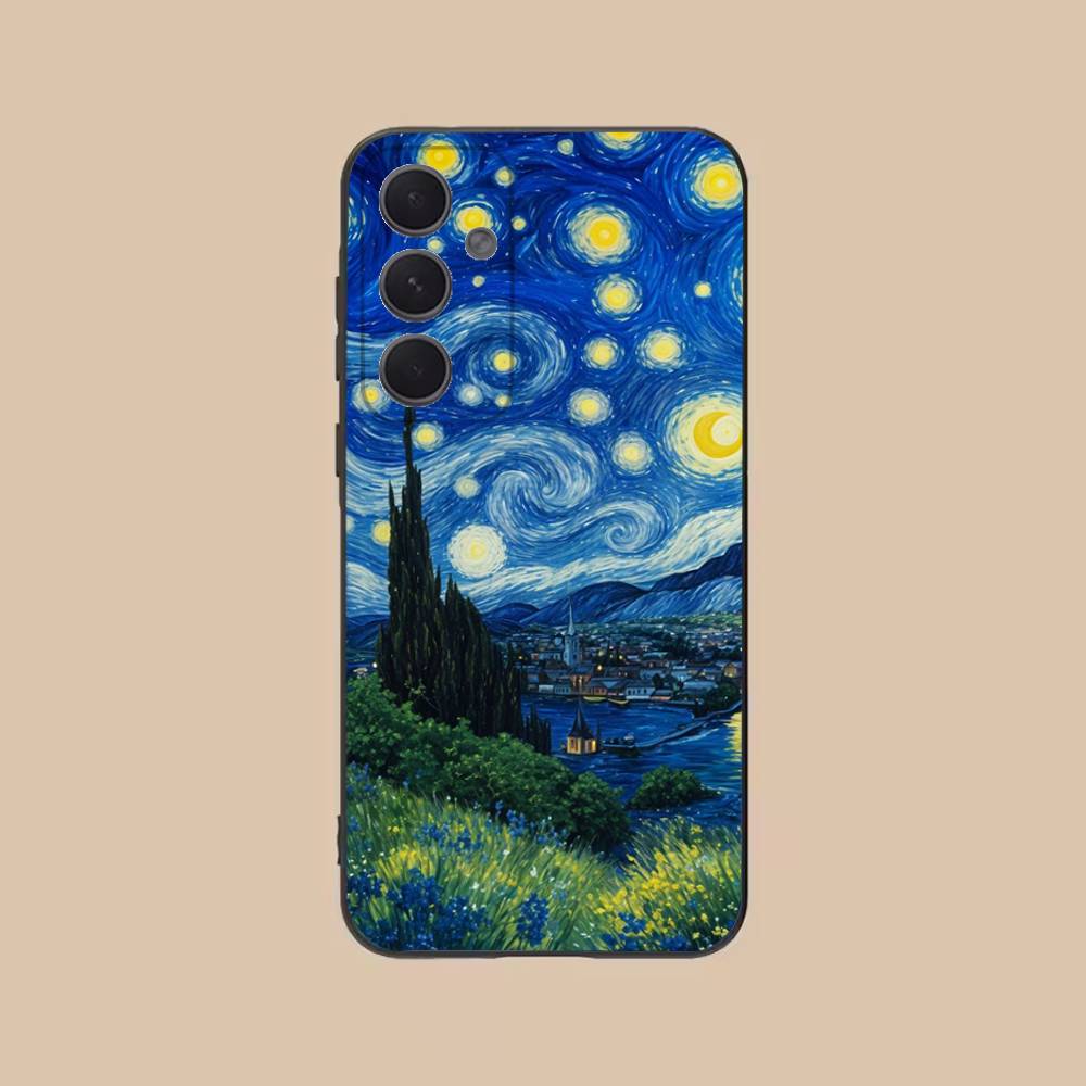 

V-Van Gogh Phone Case For Samsung S24,S21,S22,S23,S30,Ultra,S20,S30,Plus,S21 Fe,10,9,5G Silicone Cover SamsungS24fe