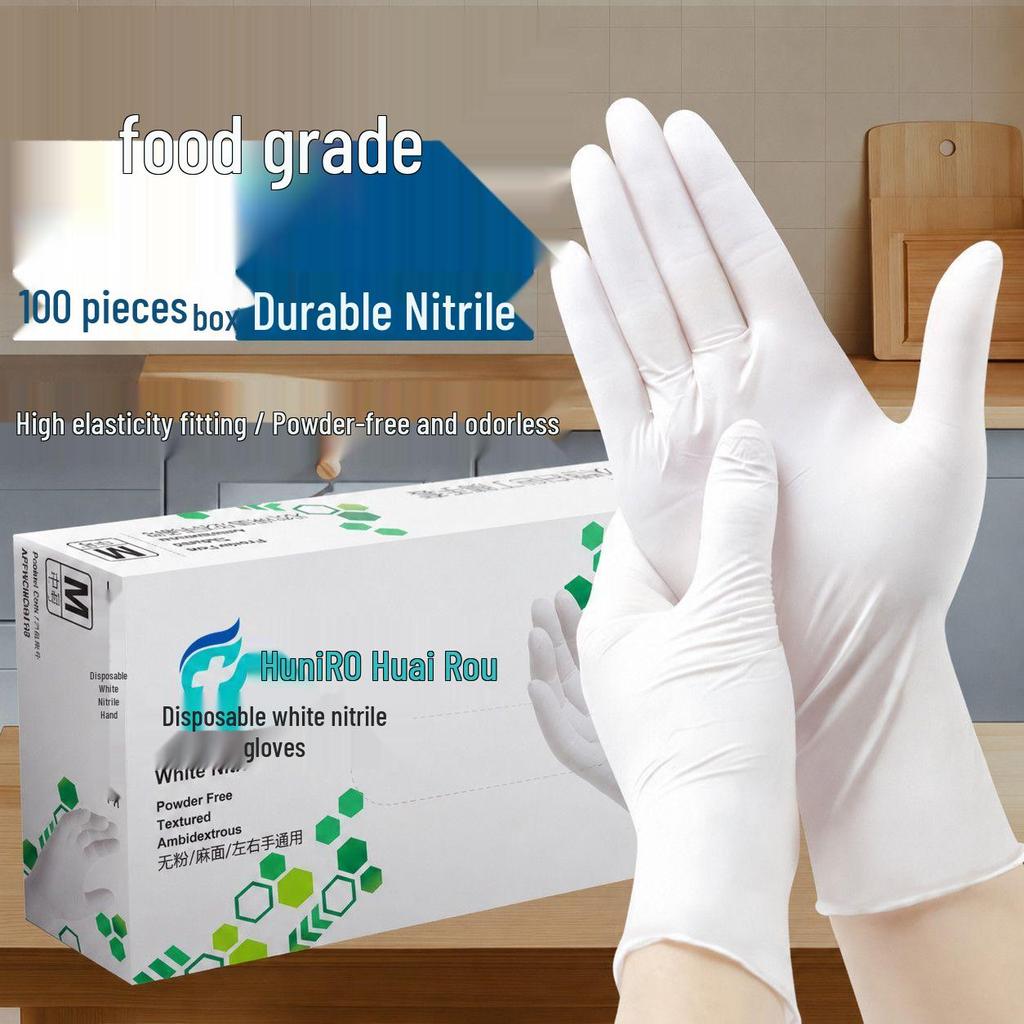Durable Waterproof Food Grade Nitrile Gloves for Kitchen and Catering
