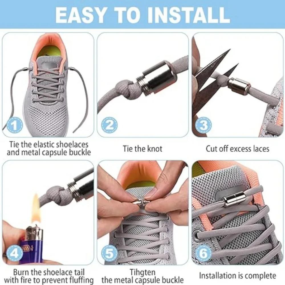 Süßer Schnürsenkel-freier Metall-Schuhverschluss Kapsel-Druckknopf für faule Sneaker-Accessoires Runde Schuhschnalle