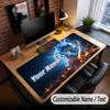 Large Mouse Pad Manchester City Print Custom Name Text Desk Mat for Office Gaming