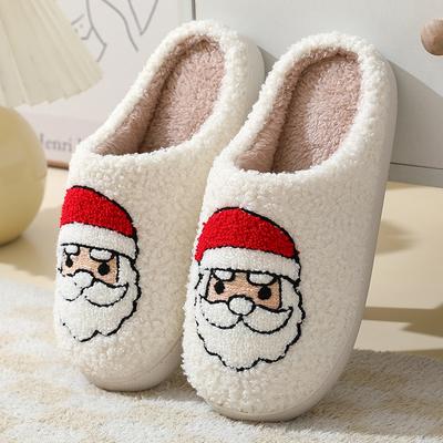 Comwarm Warme Plüsch-Hausschuhe für Damen und Herren Winter Cartoon Fuzzy Fell Hausschuhe Damen Indoor Weiche Gemütliche Hausschuhe