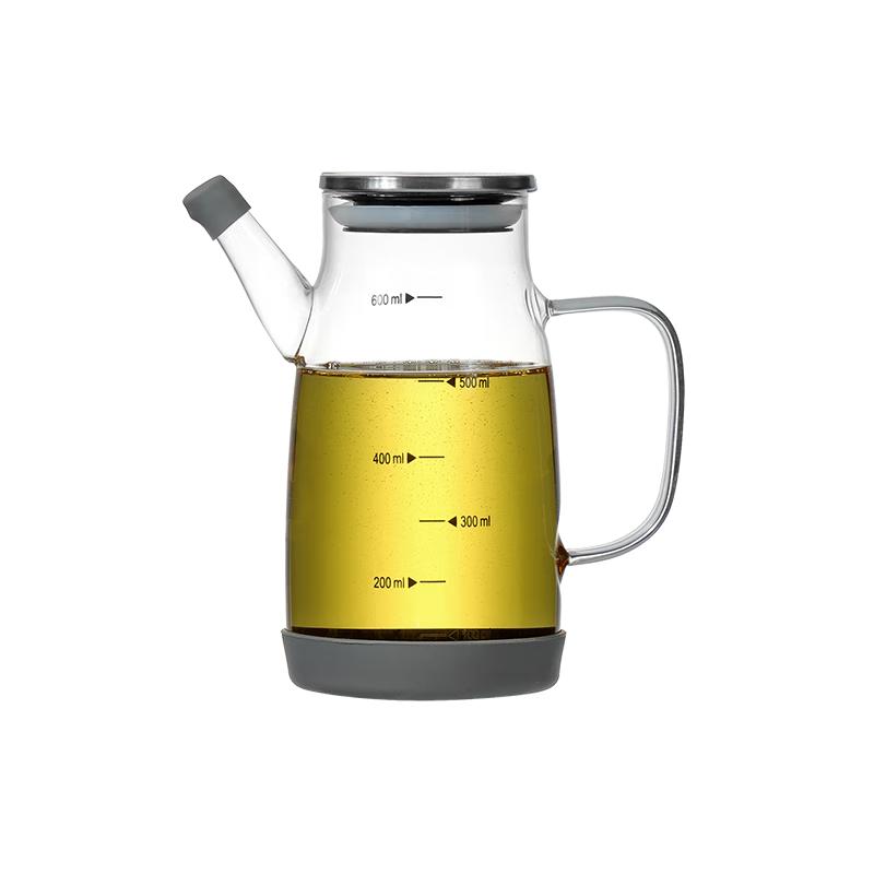 High Borosilicate Glass Leak-Proof Oil & Vinegar Dispenser