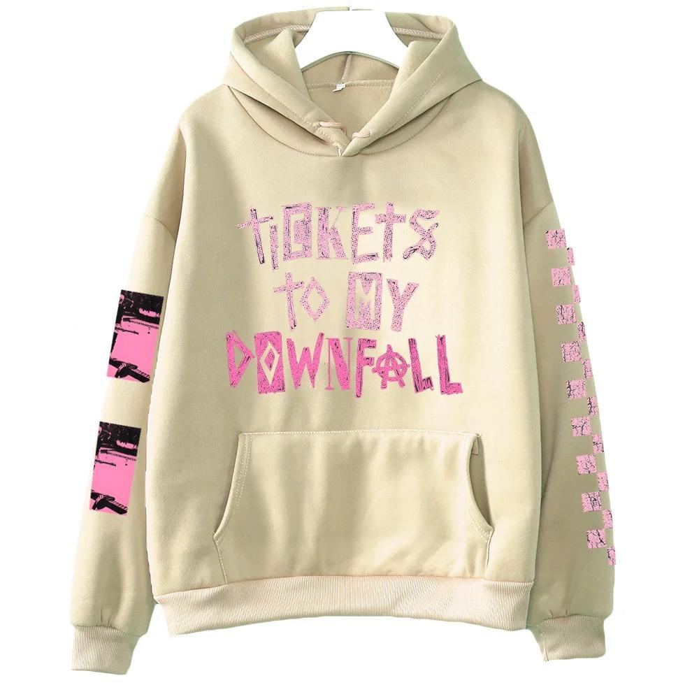Tickets Anniversary Hoodie Rapper Mgk Sweatshirt Harajuku Hip Hop Pullover Tops Sweatshirts Fans Gift Clothes Unisex High Street