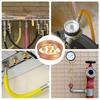 Metal & Rubber Fuels Injections Pumps Pressure Tester Multifunction Fuels Pressure Testing Set Upgrades for Stable Testing