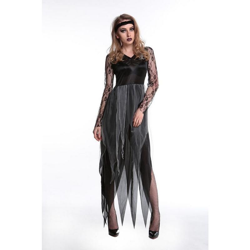 Halloween Zombie Costume Ghost Bride Cosplay Costume Masquerade Stage Costume Vampire