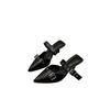 Fashion Punk Goth Metal Buckle High Heels Women's Sandals Summer 2024 Pointed Toe Silver Party Shoes Fashion Womens Pumps Shoes
